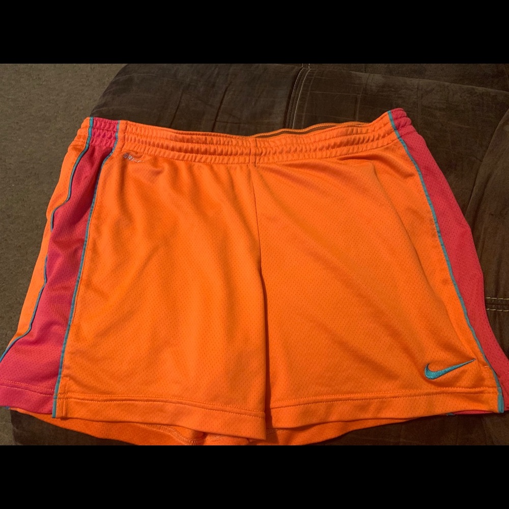 Orange Nike Shorts